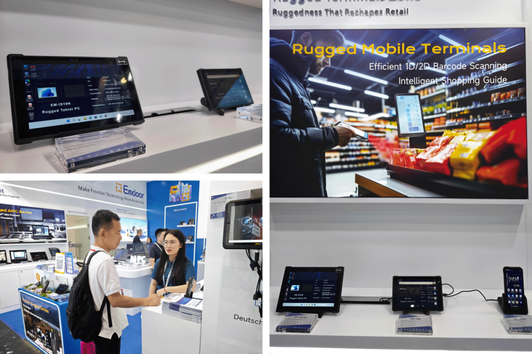 Informations Emdoor exhibited rugged outdoor smartphones Et Comprimés with IP68 protection