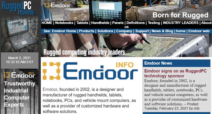 Emdoor signe en tant que sponsor de la technologie PC robuste Emdoor signe en tant que sponsor de la technologie PC robuste